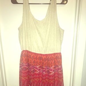 Lace and sheer multi dress